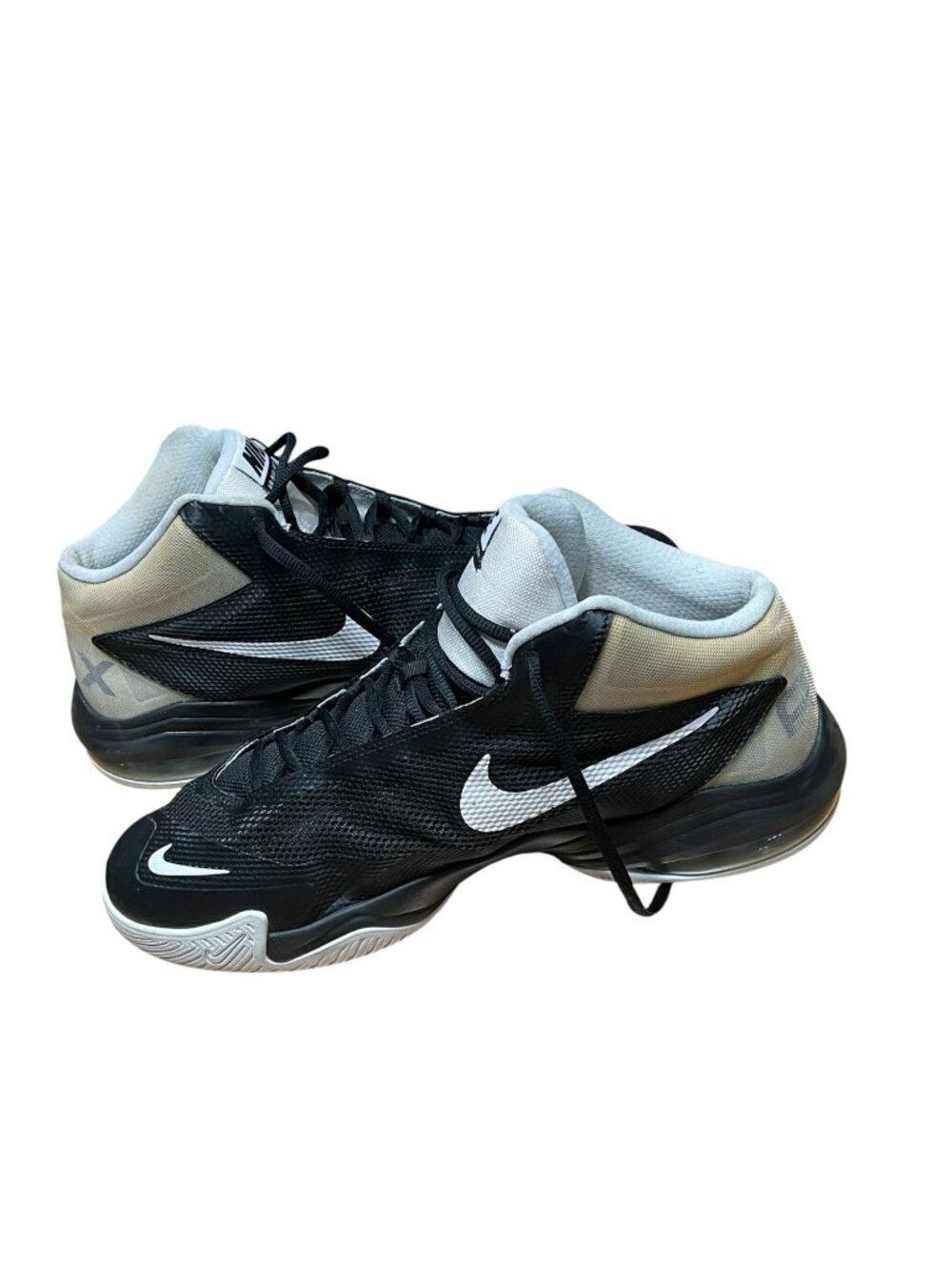 Nike Air Max Audacity Basketball Shoes Black & White Mens Size 13 Athletic Sneak - Picture 4 of 10